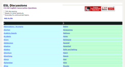 Desktop Screenshot of esldiscussions.com
